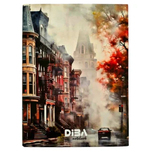 کلاسور 26 حلقه قفل پلاستیکی برند دیبا 100 برگ کاغذ70 گرم