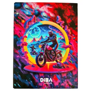 کلاسور 26 حلقه قفل پلاستیکی برند دیبا 100 برگ کاغذ70 گرم