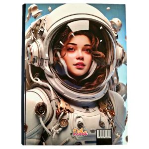 کلاسور 26 حلقه قفل پلاستیکی برند دیبا 100 برگ کاغذ70 گرم