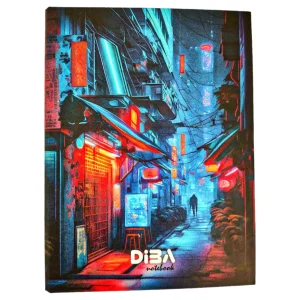 کلاسور 26 حلقه قفل پلاستیکی برند دیبا 100 برگ کاغذ70 گرم