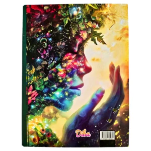 کلاسور 26 حلقه قفل پلاستیکی برند دیبا 100 برگ کاغذ70 گرم