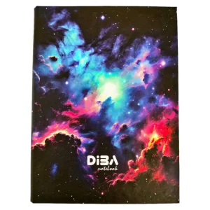 کلاسور ۲۶ حلقه قفل پلاستیکی برند دیبا ۱۰۰برگ کاغذ ۷۰ گرم