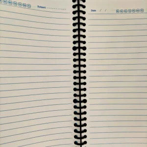 کلاسور 26 حلقه قفل پلاستیکی برند دیبا 100 برگ کاغذ70 گرم