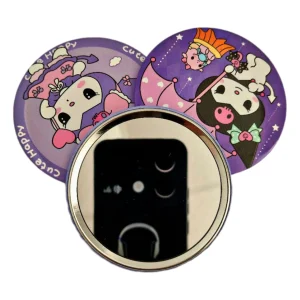 آینه گرد کرومی