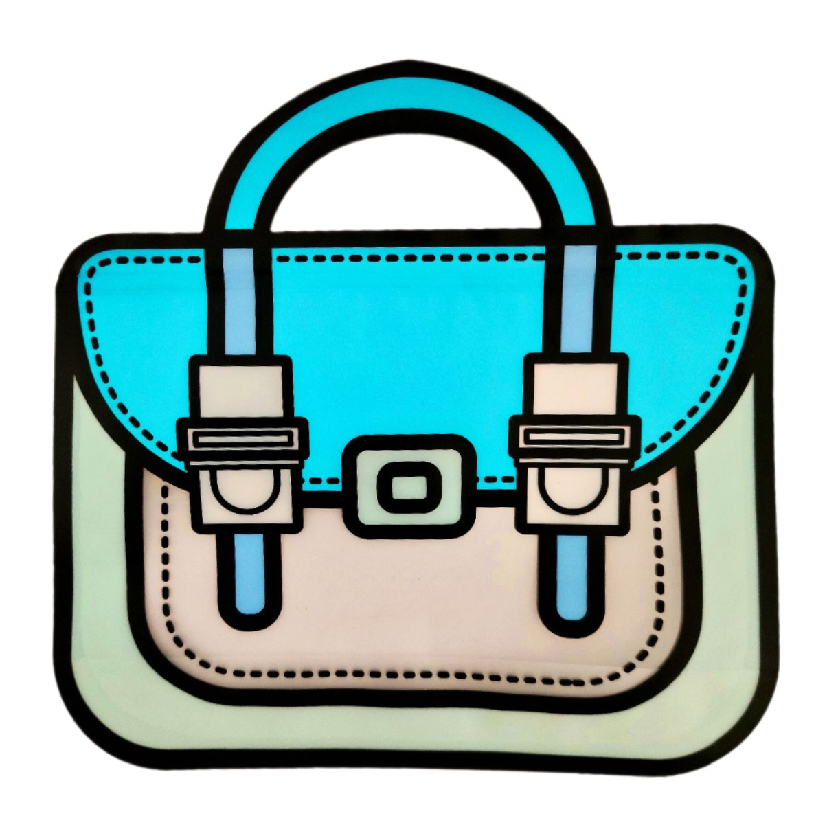 کیسه زیپ دار مدل زیپ کیپ طرح کوله پشتی