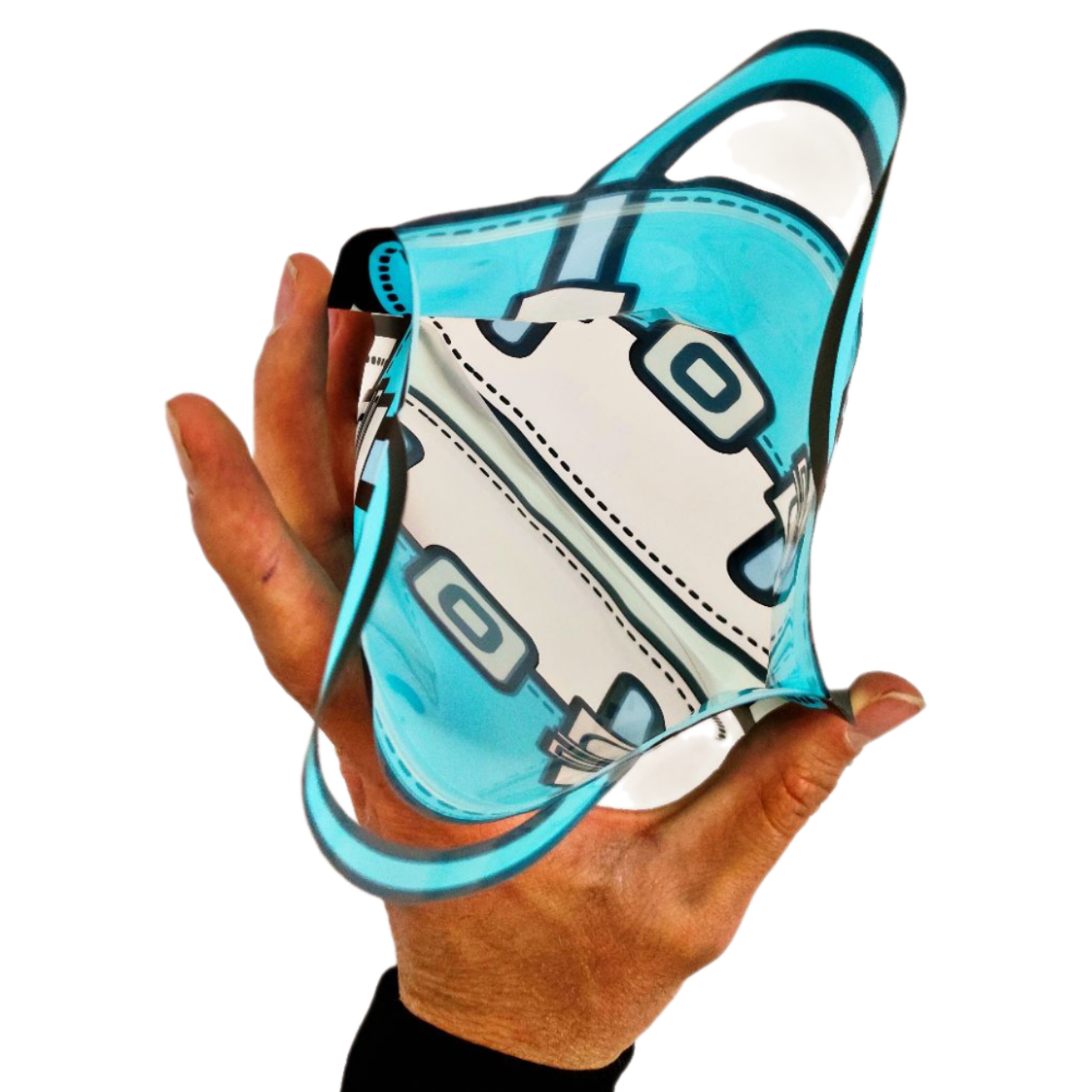 کیسه زیپ دار مدل زیپ کیپ طرح کوله پشتی - تصویر 2